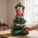 Balão insuflável em pé Árvore de Natal com o Pai Natal e estrela 150 x 63 cm Verde e vermelho Decoração de Natal para casa e loja 4