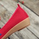 Balerinas femininas com flores A604 6