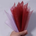Baliaci papier na kvety sada 38 ks 30x30 cm polopriesvitný bavlnený materiál farebný floristický obal na darčeky a kytice 4