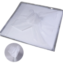 Balicí papír na květiny sada 38 ks 30x30 cm poloprůsvitný bavlněný materiál barevný floristický obal na dárky a kytice 20