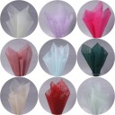 Balicí papír na květiny sada 38 ks 30x30 cm poloprůsvitný bavlněný materiál barevný floristický obal na dárky a kytice 2