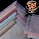 Balicí papír na květiny sada 38 ks 30x30 cm poloprůsvitný bavlněný materiál barevný floristický obal na dárky a kytice 5