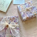 Balicí papír s barevným květinovým motivem 50×35 cm hedvábný papír vícebarevný na balení dárků, květin a dekorace 2