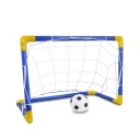 Baliza de futebol dobrável em plástico 44,7 x 31,8 x 25,2 cm com bola e bomba Baliza infantil para futebol Brinquedo para rapazes para o jardim e para o quarto 1