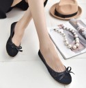 Ballerines en dentelle pour femmes avec nœud J1115 4