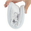 Ballerines en dentelle pour femmes - Blanches 10