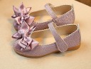 Ballerines scintillants pour filles avec nœud 5