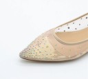Ballerines transparentes pour femmes avec des strass 7