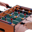 Balles de football mini noires et blanches de remplacement 32 mm pour baby-foot Ensemble de 6 pièces Balles en plastique pour jeu de table avec design 2