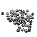 Balles de plomb pour la pêche 50 pcs Plombs d'équilibrage en plomb pour la pêche Précision d'équilibrage de montage Fixation facile sur la ligne Réglage fin du poids 1