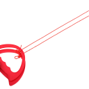 Balles de vitesse élastiques à tirer pour enfants 10×18 cm avec capteurs Jouet de sport de collision Corde 210 cm Entraînement sensoriel Jeu pour enfants et adultes 3