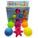 Balles texturées 6 pcs 2
