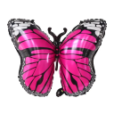 Ballon en aluminium 70 x 53 cm en forme de papillon Décoration pour célébrations et fêtes Ballon gonflable en aluminium résistant pour gonflage à l'hélium ou à l'air 3