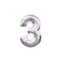 Ballon en aluminium chiffre 2