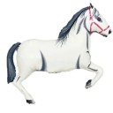 Ballon en aluminium en forme de cheval 103 × 75 cm Ballon de fête décoratif en aluminium motif cheval pour les anniversaires d'enfants 3