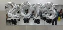 Ballon en aluminium en forme de chiffre pour les fêtes d'anniversaire et le Nouvel An Pour assembler l'âge ou l'année Aluminium Taille 22