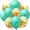 Ballons d'anniversaire avec confettis 10 pcs 7
