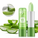 Balm hidratante para lábios com aloe vera Conjunto 12 unid Nutrição profunda Regeneração Lábios suaves e macios Composição natural Cuidado duradouro 3,5 g/unid 2