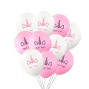 Baloane din latex cu unicorn pentru fetițe 20 bucăți Decorare petrecere pentru copii și aniversări Imprimare față unicorn Dimensiune 25 cm 4