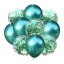 Baloane metalice cu confetti 10 buc 10