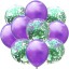 Baloane pentru ziua de nastere cu confetti 10 buc 13