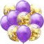 Baloane pentru ziua de nastere cu confetti 10 buc 14