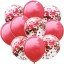Baloane pentru ziua de nastere cu confetti 10 buc 1
