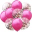 Baloane pentru ziua de nastere cu confetti 10 buc 19