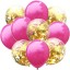 Baloane pentru ziua de nastere cu confetti 10 buc 20