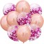 Baloane pentru ziua de nastere cu confetti 10 buc 23
