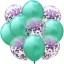 Baloane pentru ziua de nastere cu confetti 10 buc 8