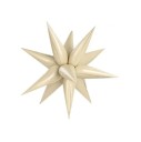 Balões de folha em forma de estrela Decoração de Natal Decoração de festa 56 cm 6 unid 12