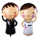 Balões para celebração de casamento - Noiva e noivo 1