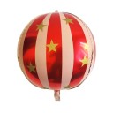 Balon de folie rotund cu stele și dungi 56 cm Balon de petrecere din folie decoratiune pentru aniversări decorare tematică 3
