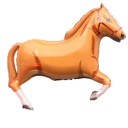 Balon din folie în formă de cal 103 × 75 cm Balon decorativ pentru petreceri cu motiv de cal pentru sărbătorile de naștere ale copiilor 4
