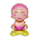 Balon foliowy w kształcie niemowlęcia 79 x 154 cm Duża dekoracja na przyjęcie z okazji narodzin dziecka Dekoracja na baby shower i powitanie noworodka 2