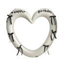 Balon foliowy w kształcie serca z kokardkami dekoracyjny balonowy ramka serca w różnych kolorach dekoracja urodzinowa Happy Birthday 2