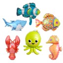 Balon foliowy w kształcie zwierzątka dla dzieci Motywy owadów i wodnych zwierząt Folia aluminiowa ok. 40,5 cm Wesoła dekoracja na dziecięce 14