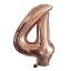 Balon urodzinowy w kolorze różowego złota 100 cm 5