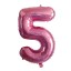 Balon urodzinowy w kolorze różowym 80 cm 6
