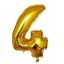 Balon urodzinowy złoty z cyfrą 40 cm 5