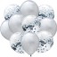 Balony urodzinowe z konfetti 10 szt 3