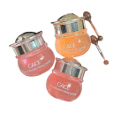 Balsamo labbra nutriente Aspetto miele Barattolo di vetro con cucchiaino Balsamo idratante come base per rossetto e uso singolo 1