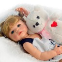 Bambola in silicone con codini 55 cm 5