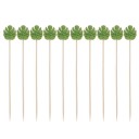 Bamboo Skewers with Leaf 100 pcs 1