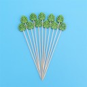 Bamboo Skewers with Leaf 100 pcs 3
