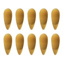 Bamboo Spice Scoops 10 pcs Small Scoops for Jars and Containers in the Kitchen Droplet Shape with a Tapered Tip 10 x 4 cm For Easy Scooping 1