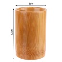 Bambusová baňka na tradičné baňkovanie 12 × 8 cm karbonizovaná prísavka hnedá pre akupunktúrnu masáž tela 2