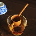 Bambusové sítko na sypaný čaj s dlhou rukoväťou Ručná výroba Prírodný materiál Dno s drobnými otvorami Dĺžka 18 cm Na kanvičku aj šálku 1