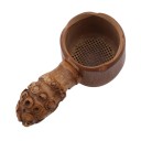 Bambusové sítko na sypaný čaj s prírodnou hrbolatou rukoväťou Dno s hustou mriežkou otvorov Kompaktná veľkosť 10 x 4,3 cm Na šálku aj kanvičku 1